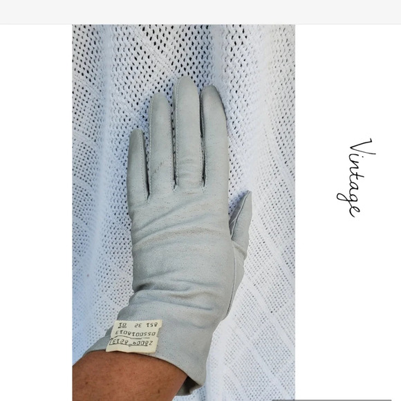 Vintage Light leather gloves‎ 8 NWT - Picture 1 of 11